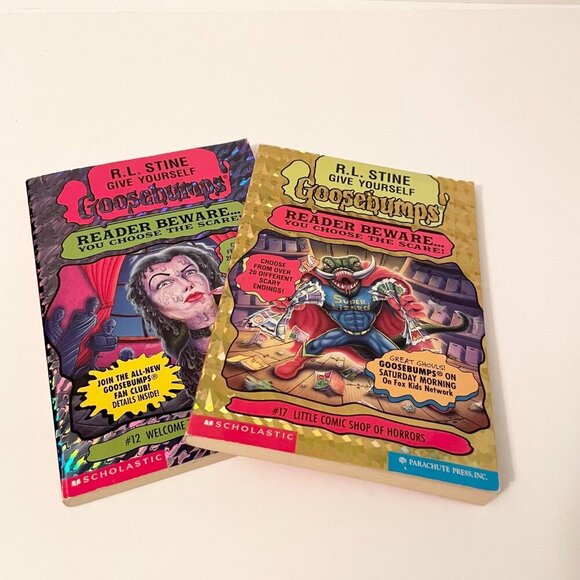 Lot of 8 R L Stine Books Goosebumps Ghost of Fear Street - Picture 16 of 16